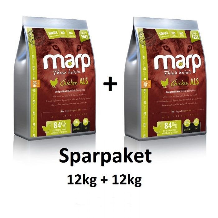 MARP Holistic Huhn (getreidefrei) Sparpaket 12kg + 12kg