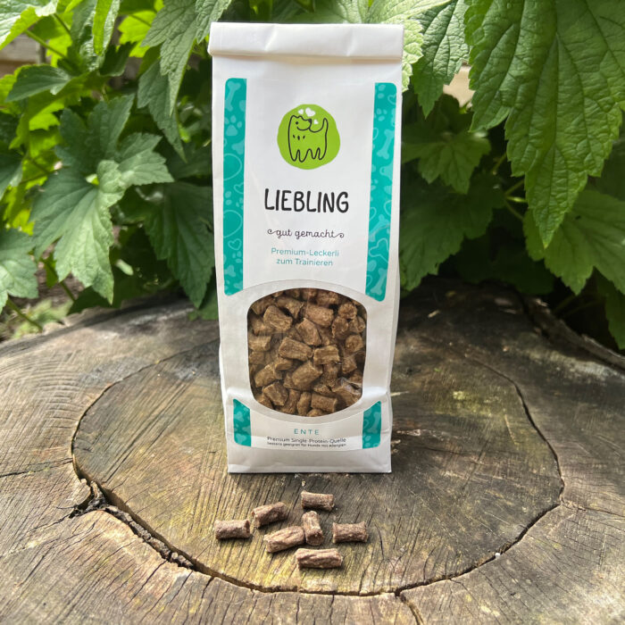 Liebling – Premium Entenfleisch Leckerlis 250g