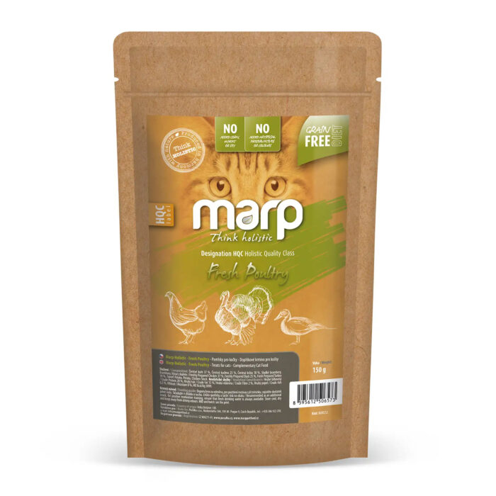 Marp Holistic Fresh Geflügelmix - Leckerbissen für Katzen 150g